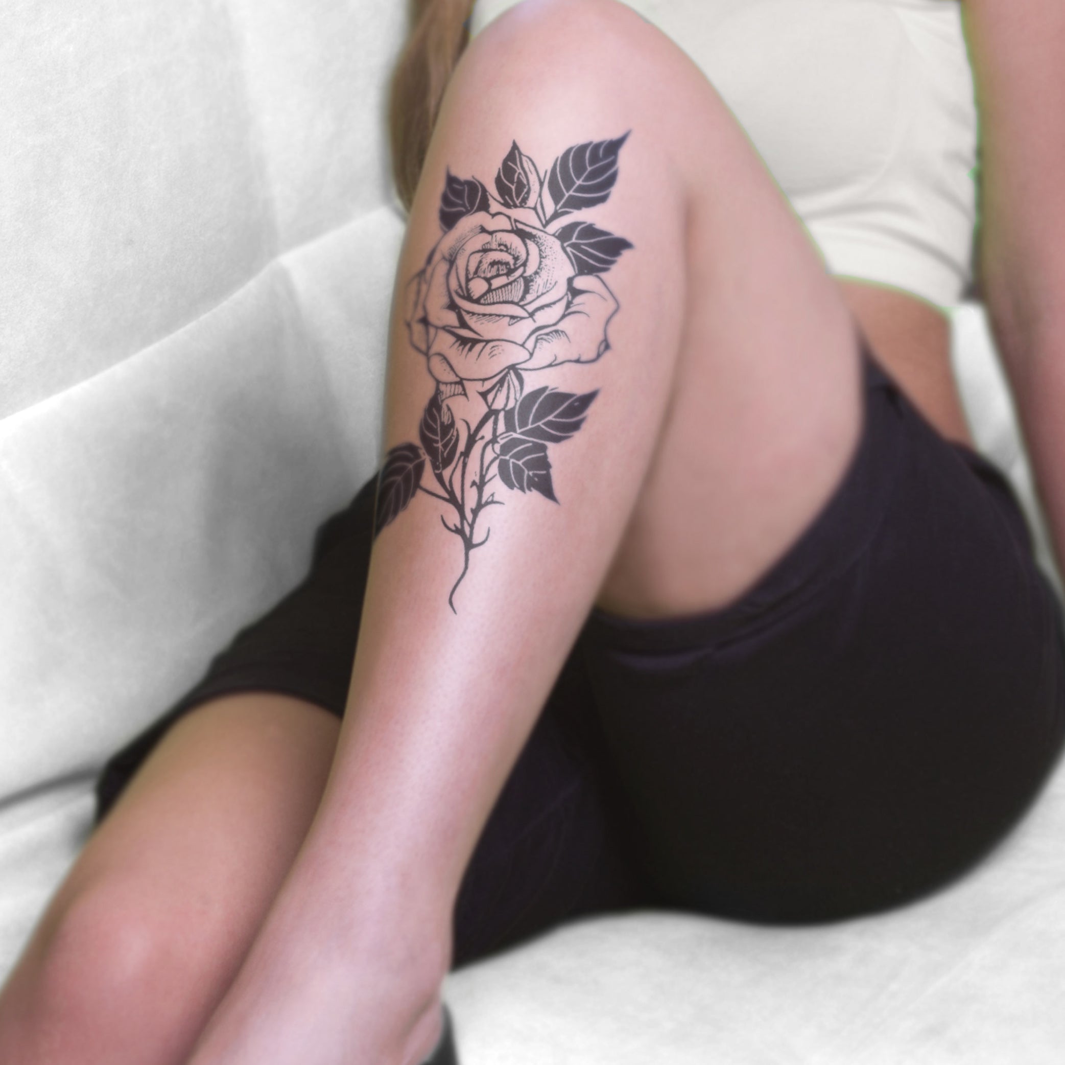 Rosa con petalos