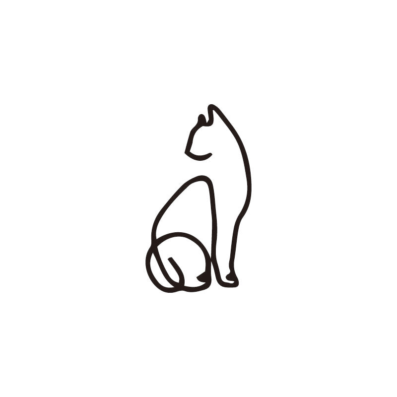 Gato en una linea