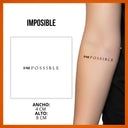 "Frases" Tatuaje Temporal- Tiktokshop