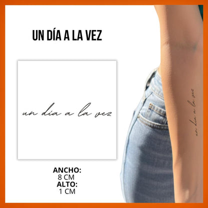 "Frases" Tatuaje Temporal- Tiktokshop