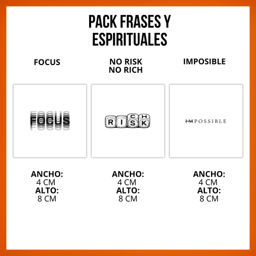 Set 4 frases y espirituales