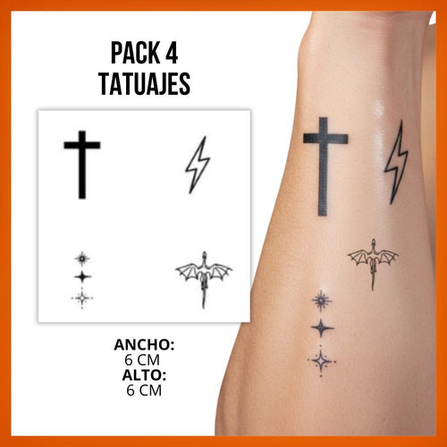 “Packs” de Tatuajes Temporales - Tiktokshop en piel