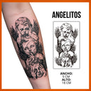 Angeles y espirituales Tatuajes temporales- Tiktokshop