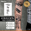 Angeles y espirituales Tatuajes temporales- Tiktokshop