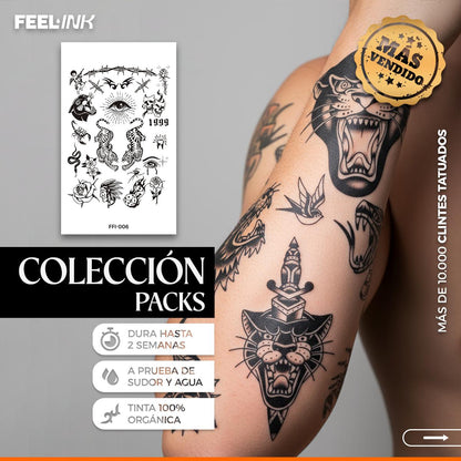 “Packs” de Tatuajes Temporales - Tiktokshop