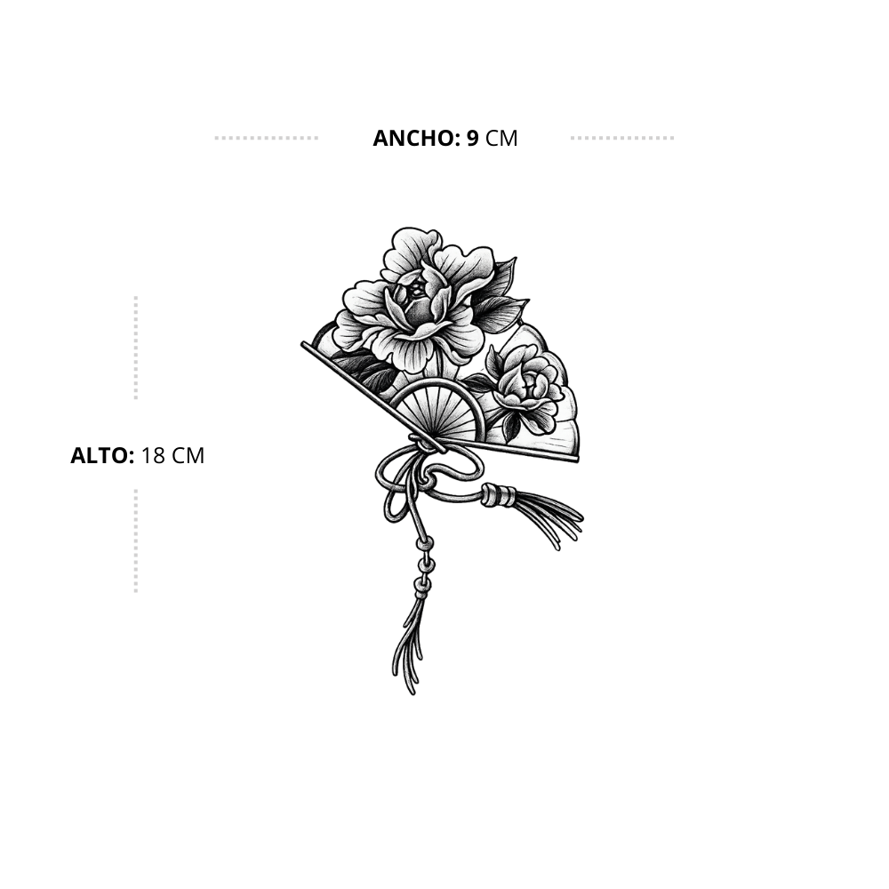 Abanico con Peonias