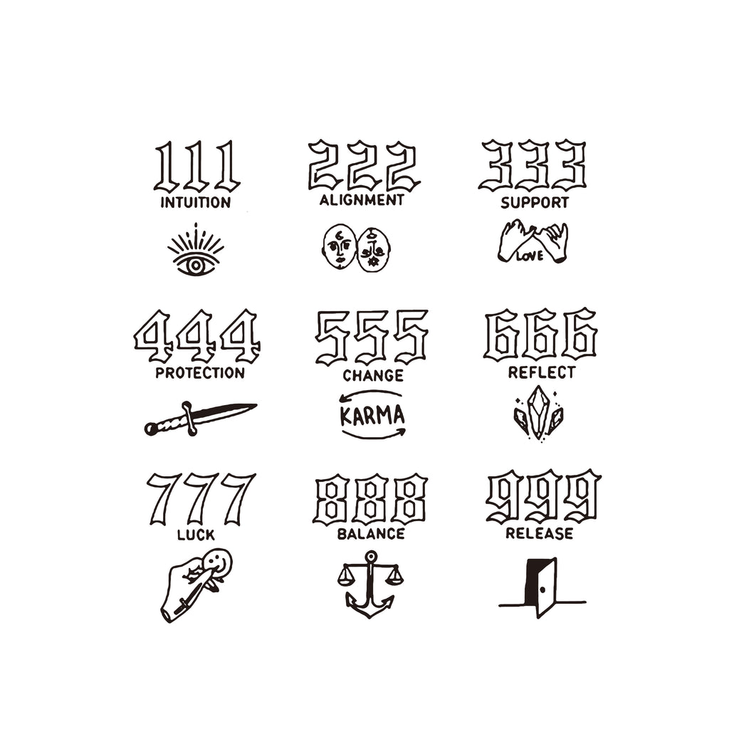 Pack recortable Numerologia
