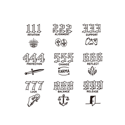 Pack recortable Numerologia