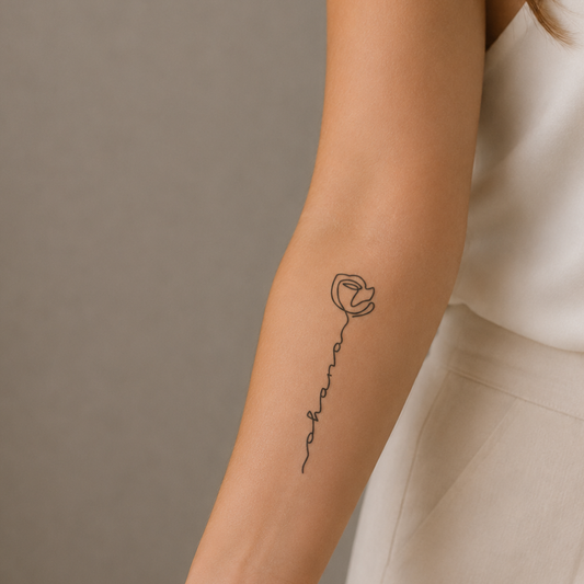 Ohana with rose