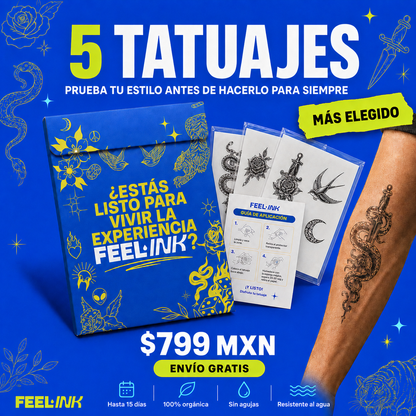 Pack Feel-Ink 5 Tattoos