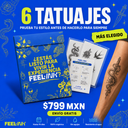 Pack Feel-Ink 6 Tattoos