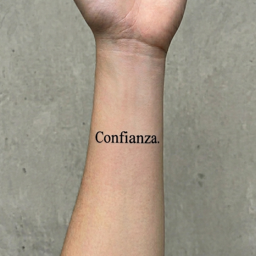Frase Confianza en piel
