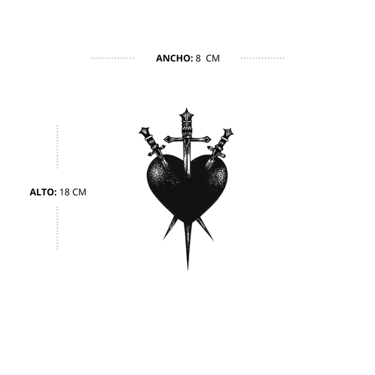 Corazón con Espadas