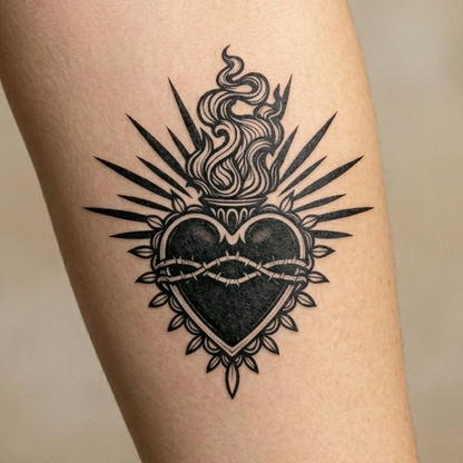 Corazon en Llamas
