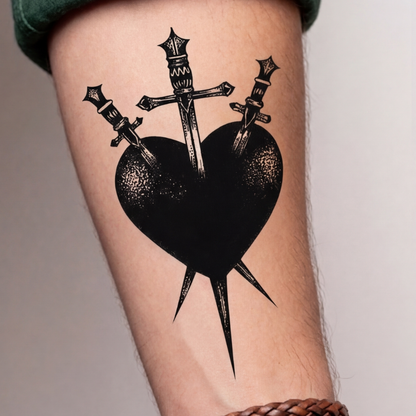 Corazon con Espadas