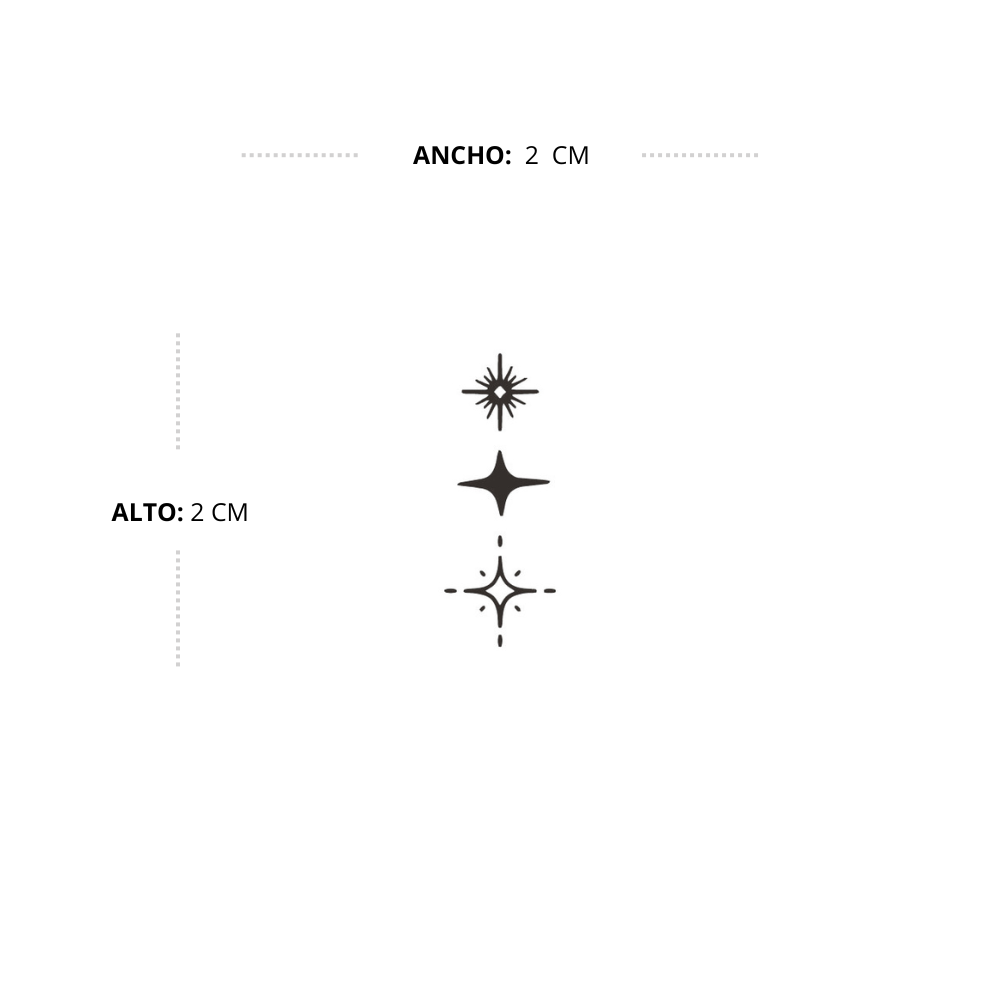 Tres fases de una estrella