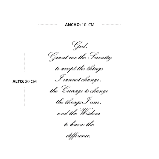 Oración de la serenidad
