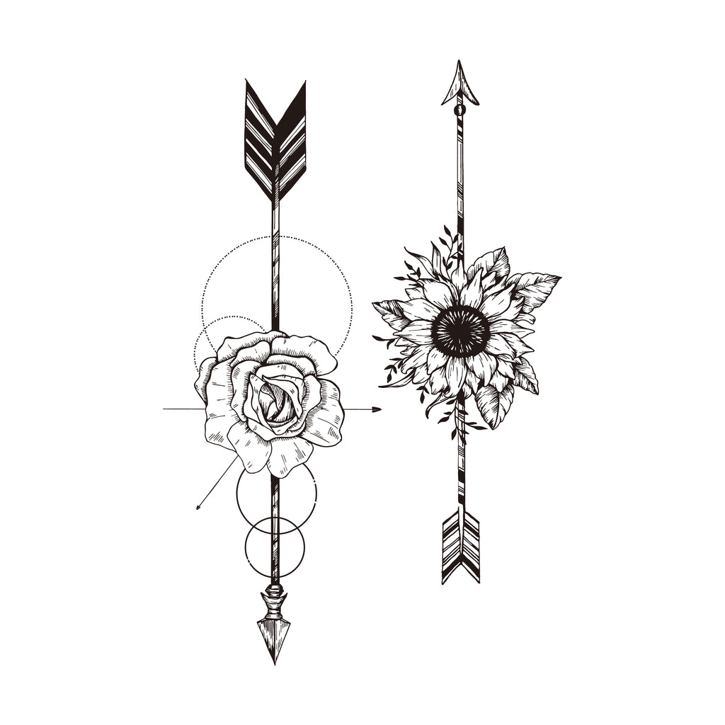Flecha de flores