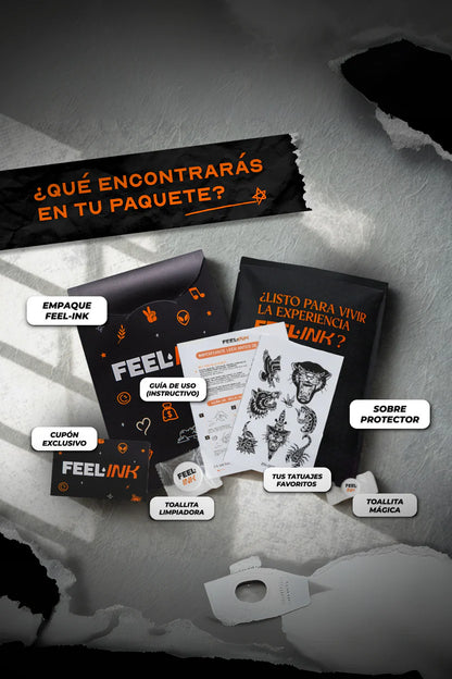 Tatuaje  Pack completo Justin | Todos los diseños