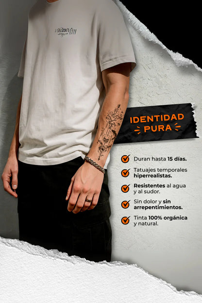 Tatuaje  Pack completo Justin | Todos los diseños