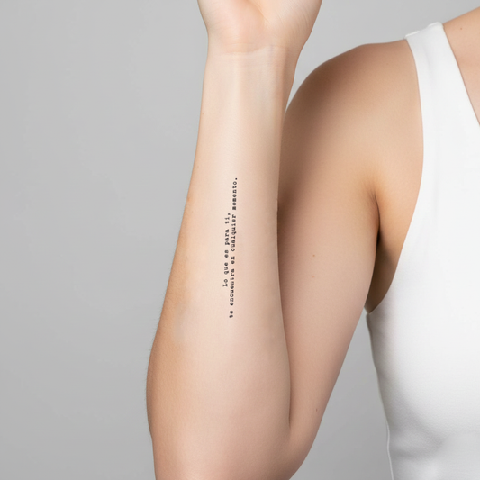 Lo que es para ti, te encuentra en cualquier momento