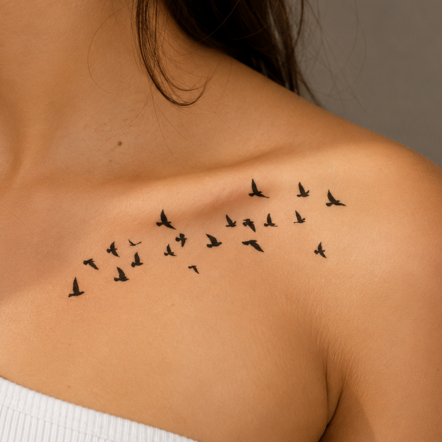 Aves en vuelo