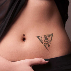 Tatuaje  David en triángulo