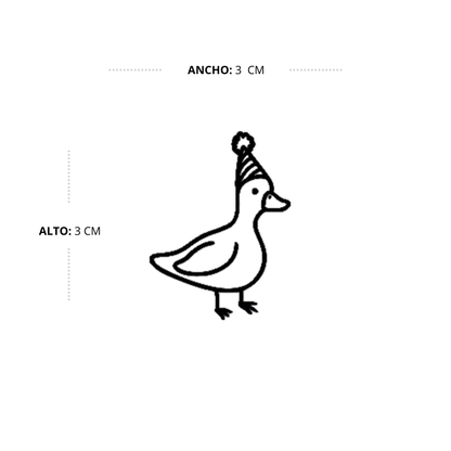 Tatuaje Pato Celebrando