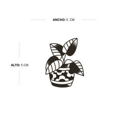 Tatuaje Planta Ornamental
