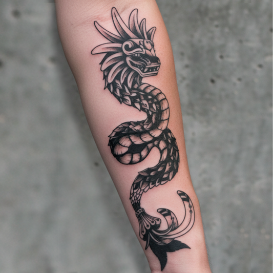 Tatuaje  Quetzalcoatl