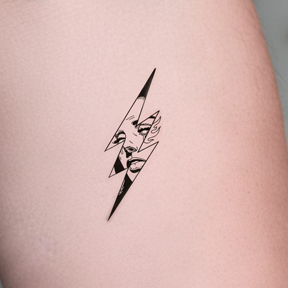 Tatuaje  Llanto en rayo