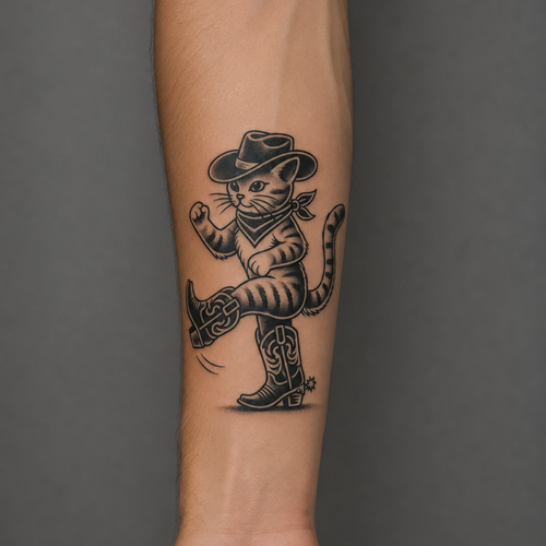 Sheriff Felino en piel