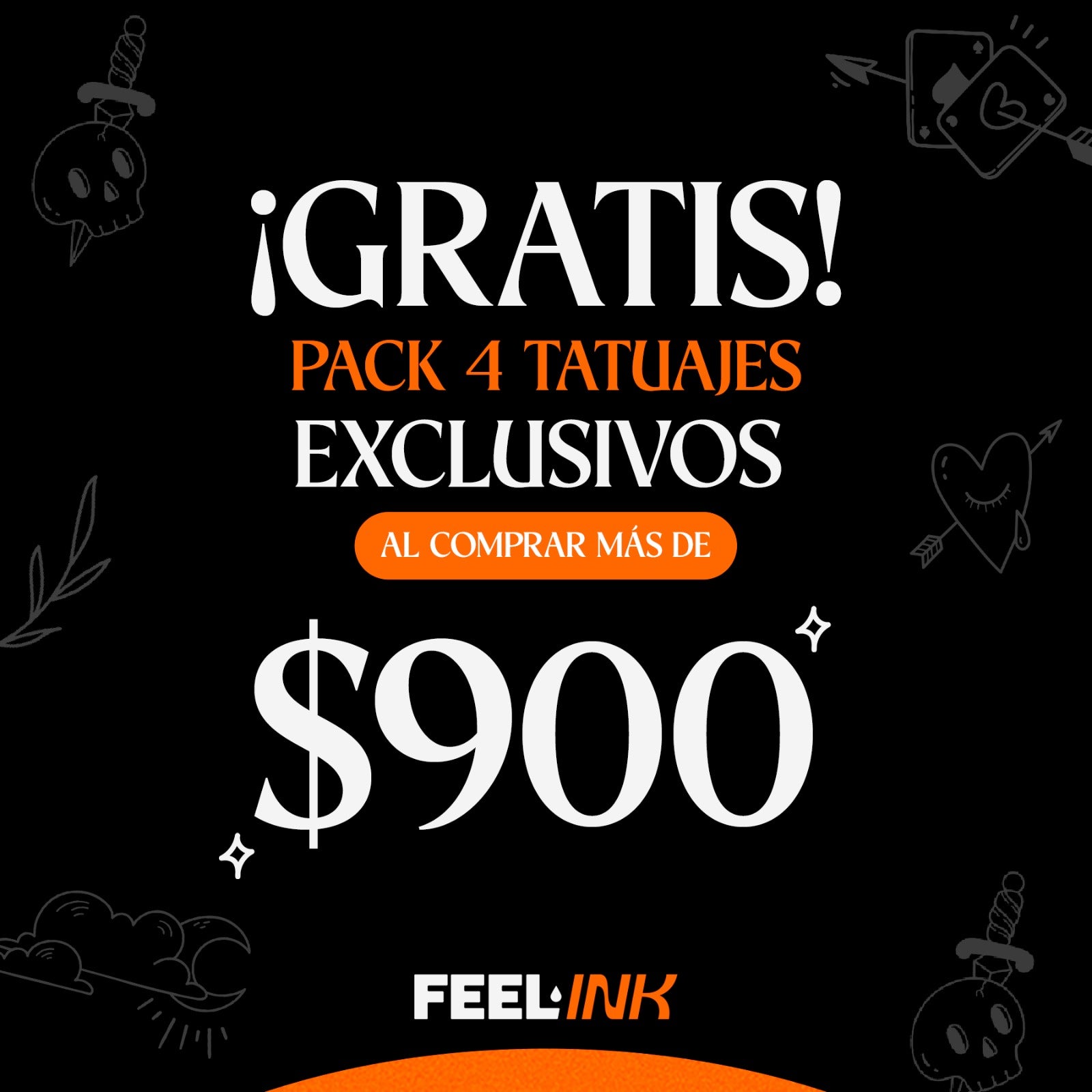 GRATIS Pack 4 Tatuajes