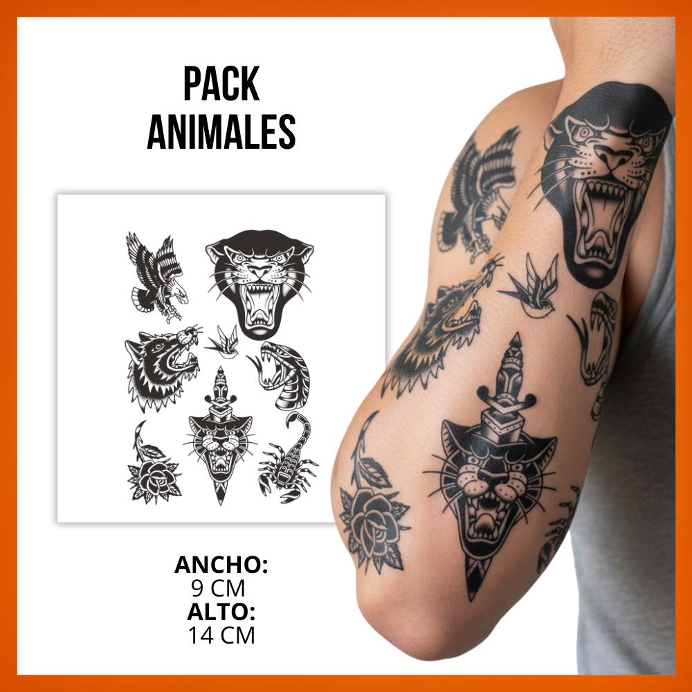 “Packs” de Tatuajes Temporales - Tiktokshop