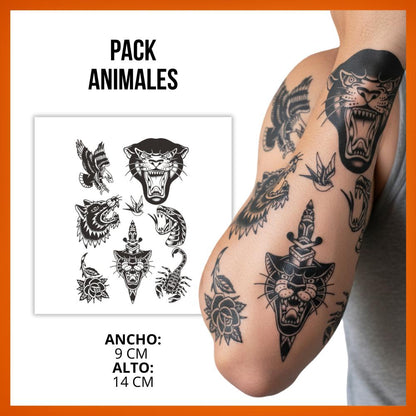 “Packs” de Tatuajes Temporales - Tiktokshop