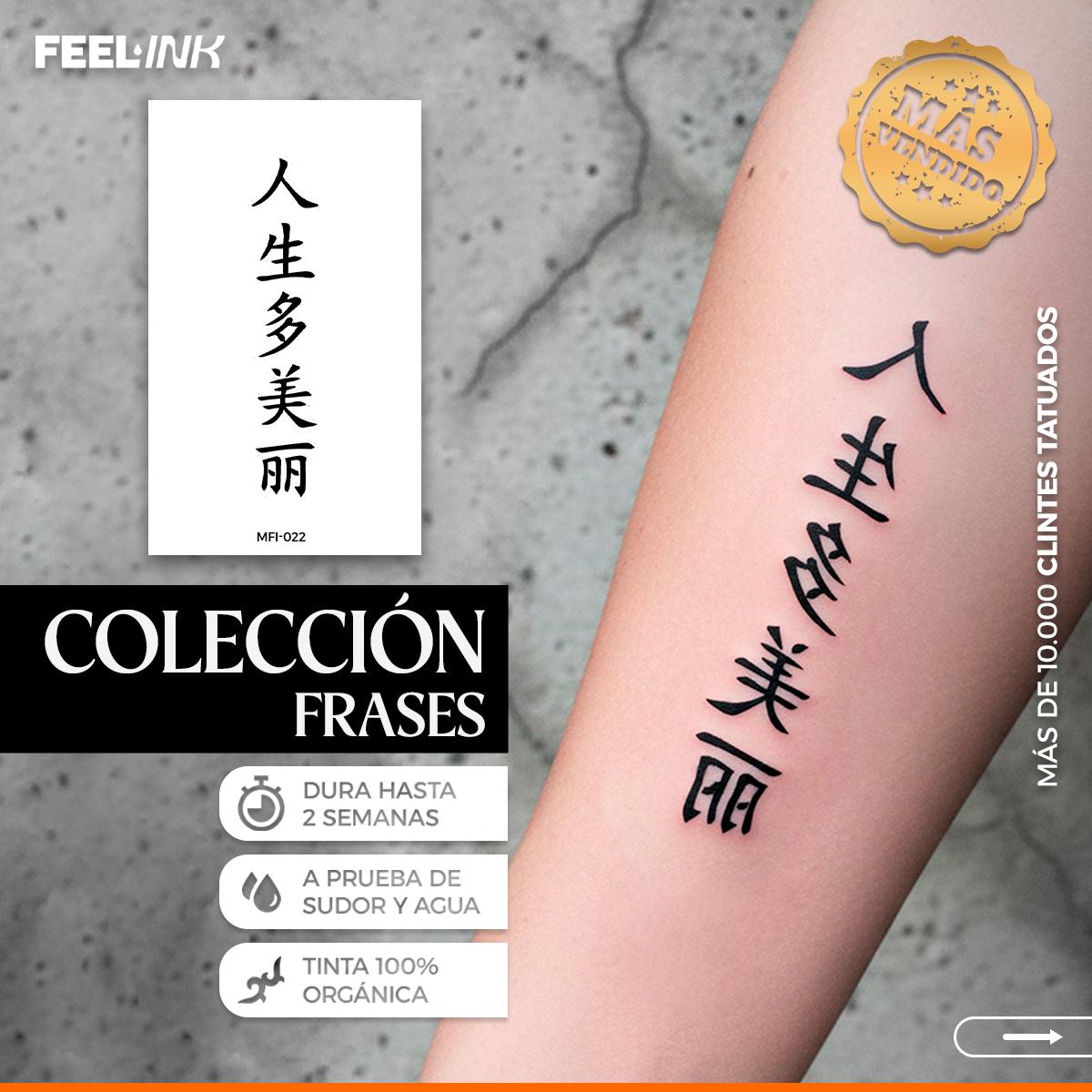 "Frases" Tatuaje Temporal- Tiktokshop