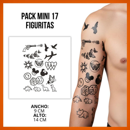 “Packs” de Tatuajes Temporales - Tiktokshop