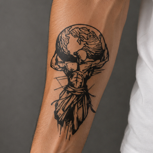Atlas mundo en piel