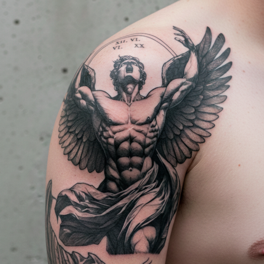 Tatuaje  Ángel Romano