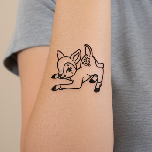 Bambi Cute en piel