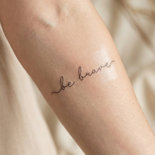 Ser valiente (be brave)