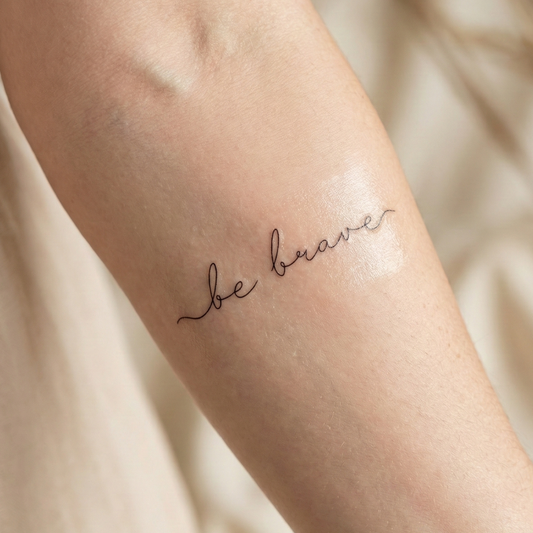 Ser valiente (be brave)