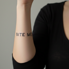 Tatuaje Bite Me
