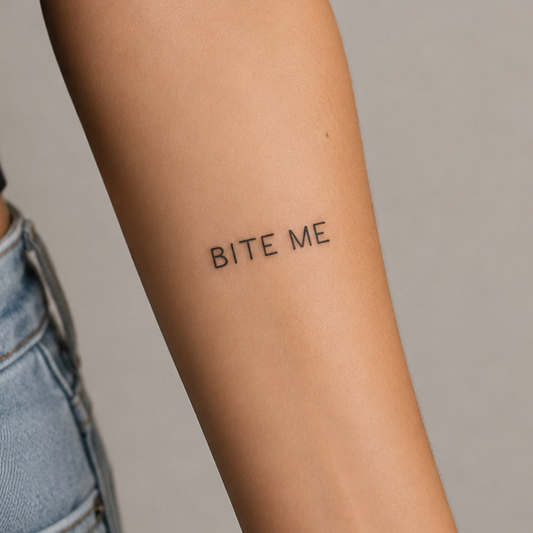 Frase Bite Me