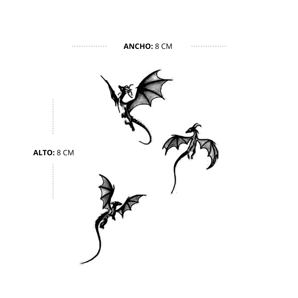 Set de dragones