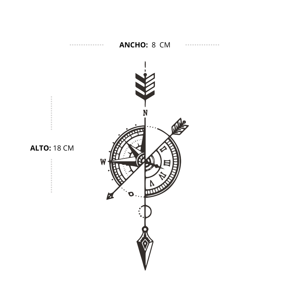 Tatuaje  Flecha del viajero