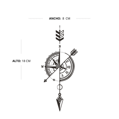 Tatuaje  Flecha del viajero