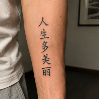 La vida es hermosa en chino
