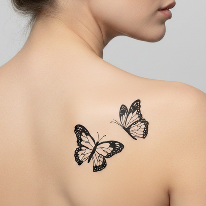 Tatuaje Mariposas bailando