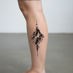 Tatuaje Montaña Silenciosa